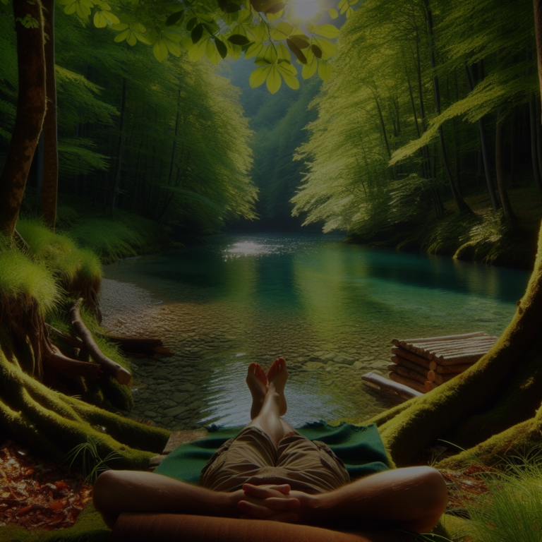 Lazítás a természet zöldjében