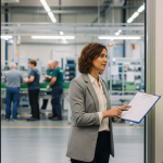 költséghatékony munkaerő-kölcsönzés: győri gyárban beléptetés, HR és dolgozó